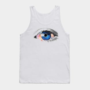 Colorful Eye Painting Tank Top